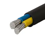 کابل آلومینیوم ۲ رشته روکش PVC (دفنی) خراسان الکتریک