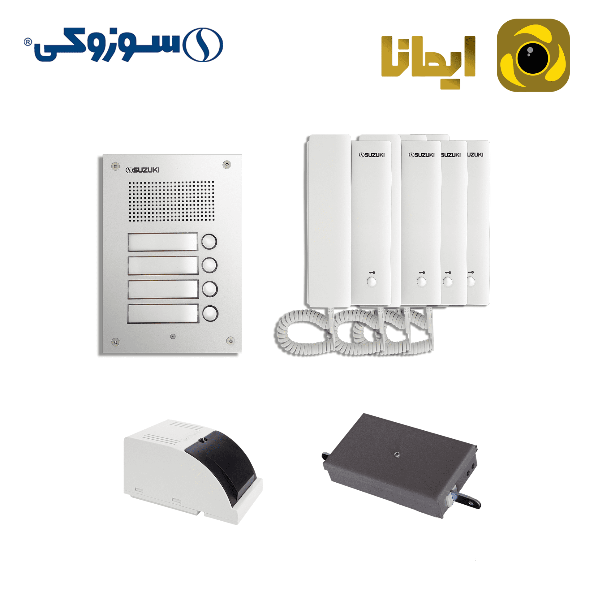 پکیج چهار واحده صوتی سوزوکی مدل ۲s