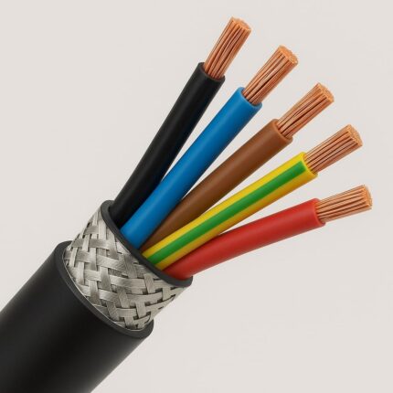 کابل افشان شیلددار 1.5×5 پرتو الکتریک