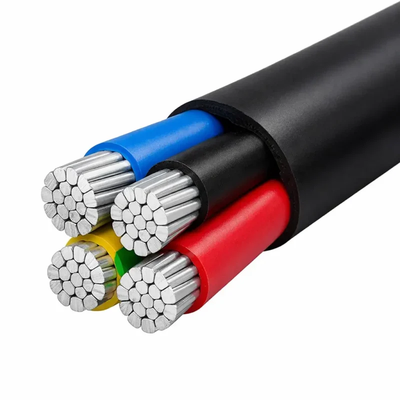 کابل آلومینیوم ۴ رشته روکش PVC (دفنی)
