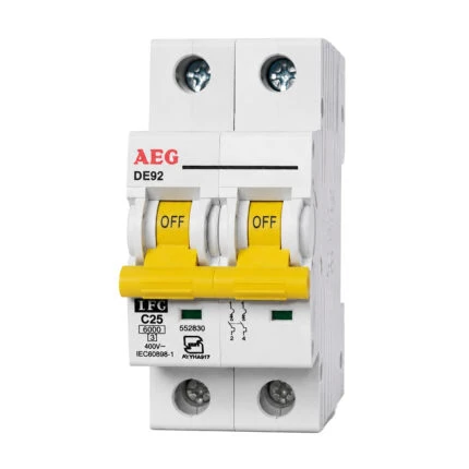 فیوز مینیاتوری دو فاز 10 آمپر برند AEG