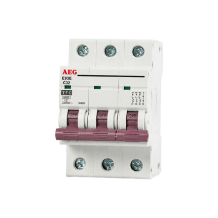 فیوز مینیاتوری سه فاز 10 آمپر برند AEG