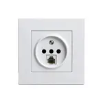 پریز تلفن و شبکه توکار برند بکر