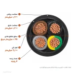 کابل افشان 0.75×4 خراسان الکتریک — ابعاد و سطح مقطع