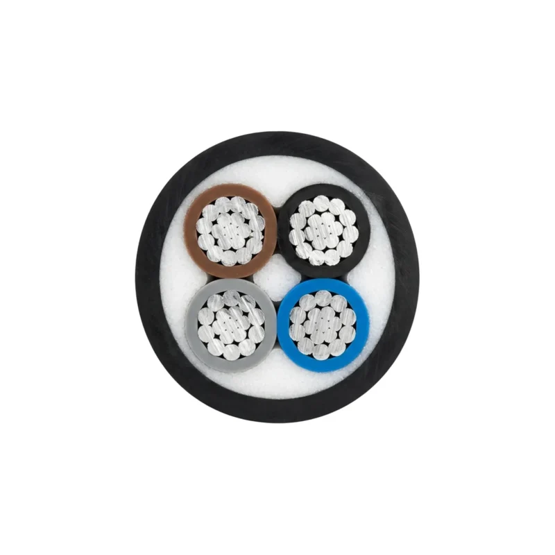 کابل المینیوم 16×4 روکش PVC (دفنی)