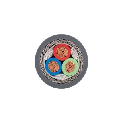کابل افشان شیلددار 1×3 پرتو الکتریک