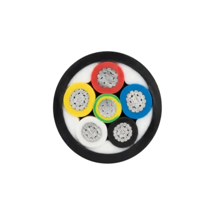 کابل آلومینیوم 10×5 روکش PVC (دفنی) خراسان الکتریک