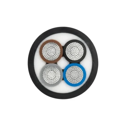 کابل آلومینیوم 70×4 روکش PVC (دفنی) خراسان الکتریک