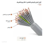 کابل کنترل (فرمان) افشان 1×20 پرتو الکتریک