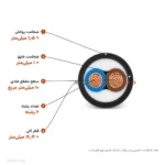 کابل افشان 10×2 پرتو الکتریک